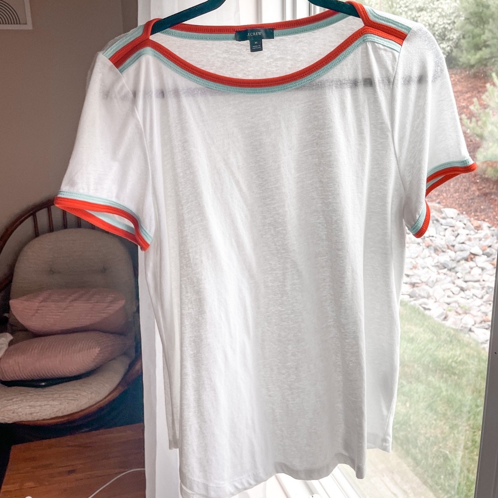J Crew White T Shirt
